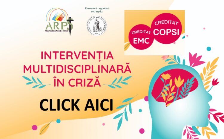  Email înregistrare Conferința Intervenția Multidisciplinară în Criză, 7-8 octombrie 2023